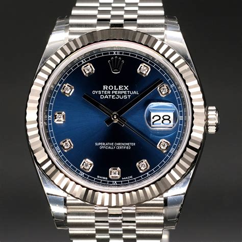 rolex 41mm dial|rolex datejust 41 with diamonds.